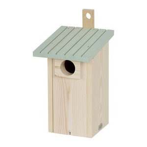 Siena Garden Nistkasten Nestperle EMILIA aus Kiefer in Natur mit 45mm Lochgröße für Star und Buntspecht