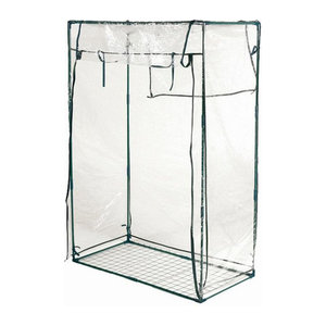 Siena Garden Tomatengewächshaus Basic in Grün und Transparent, B/T/H: 100 x 50 x 150 cm