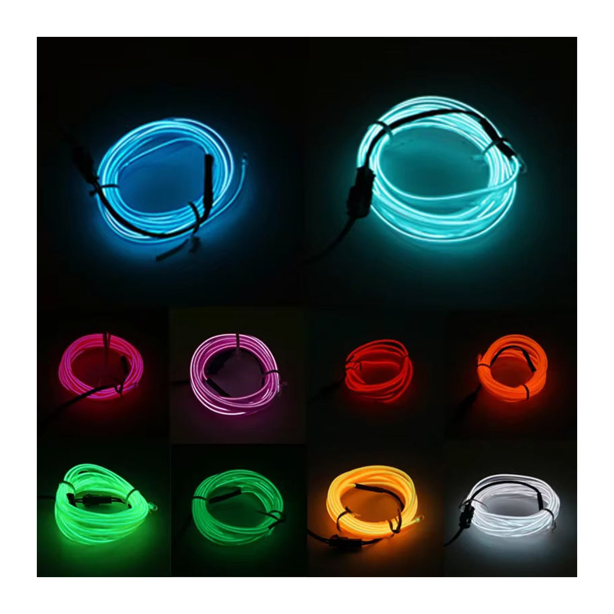 Sierra Sundae LED Auto-Innenraum-LED-Leuchten mit flexiblen Neonlichtern und USB-Anschluss - Bild 4