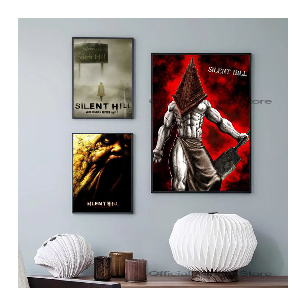 Silent Hill 3 Klassisches Spiel Poster als wasserfester selbstklebender Wandaufkleber aus Papier in Mehrfarbig - Bild 3