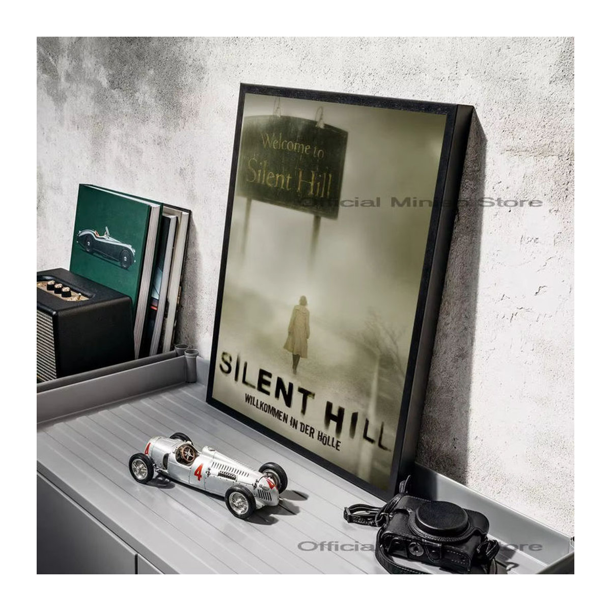 Silent Hill 3 Klassisches Spiel Poster als wasserfester selbstklebender Wandaufkleber aus Papier in Mehrfarbig - Bild 4