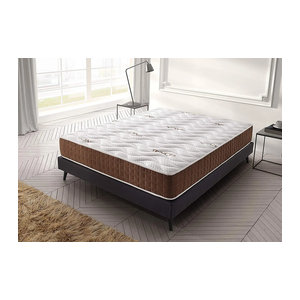 Simpur Visco Ergo Matratze mit Memory Foam und 7 Liegezonen, weiß, B/T/H: 90 x 200 x 19 cm