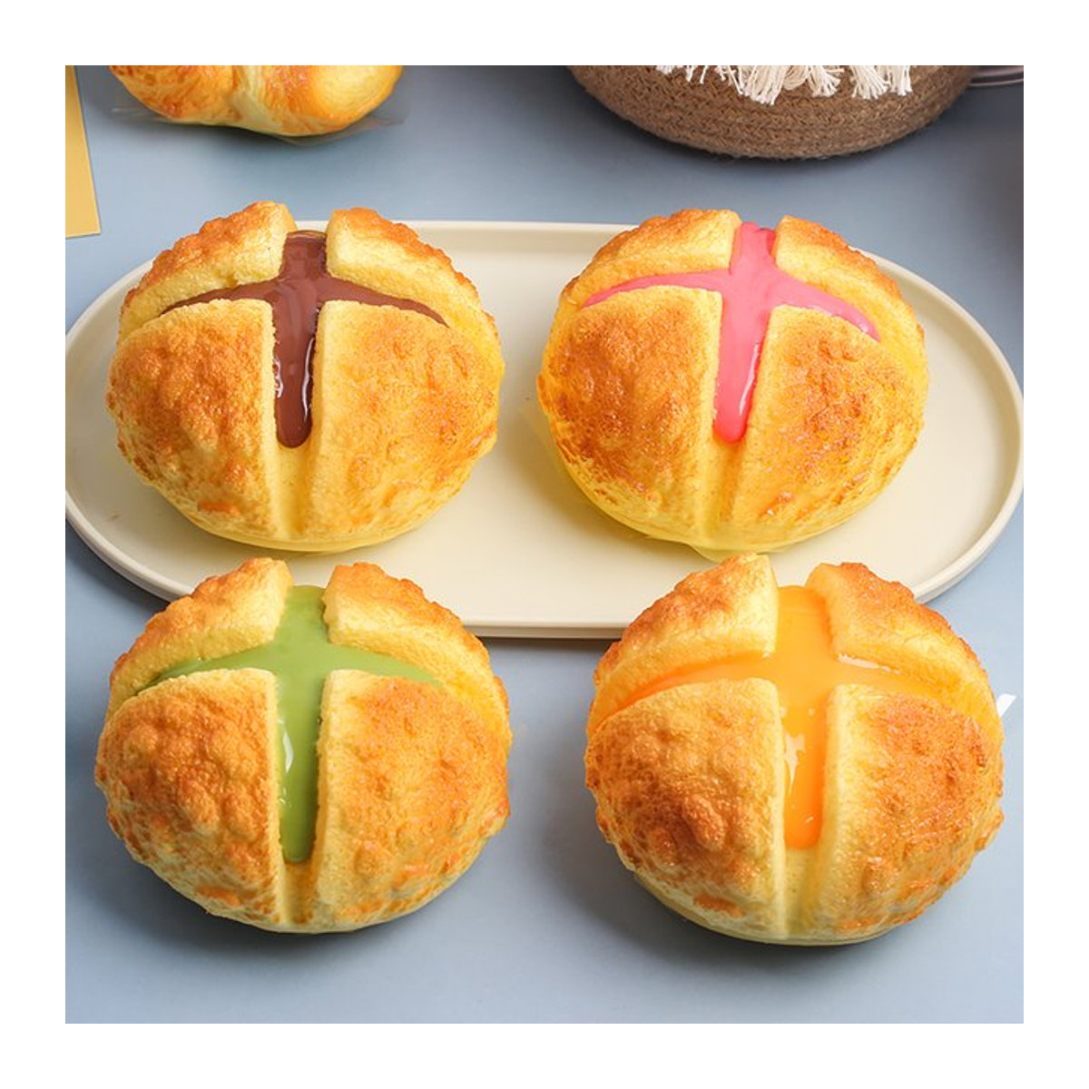 Simulation Kuchen Modell zur Dekoration für Hochzeiten und Fotografie, Multicolor - Bild 1