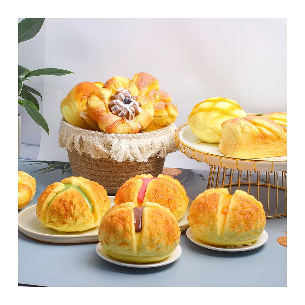 Simulation Kuchen Modell zur Dekoration für Hochzeiten und Fotografie, Multicolor - Bild 2