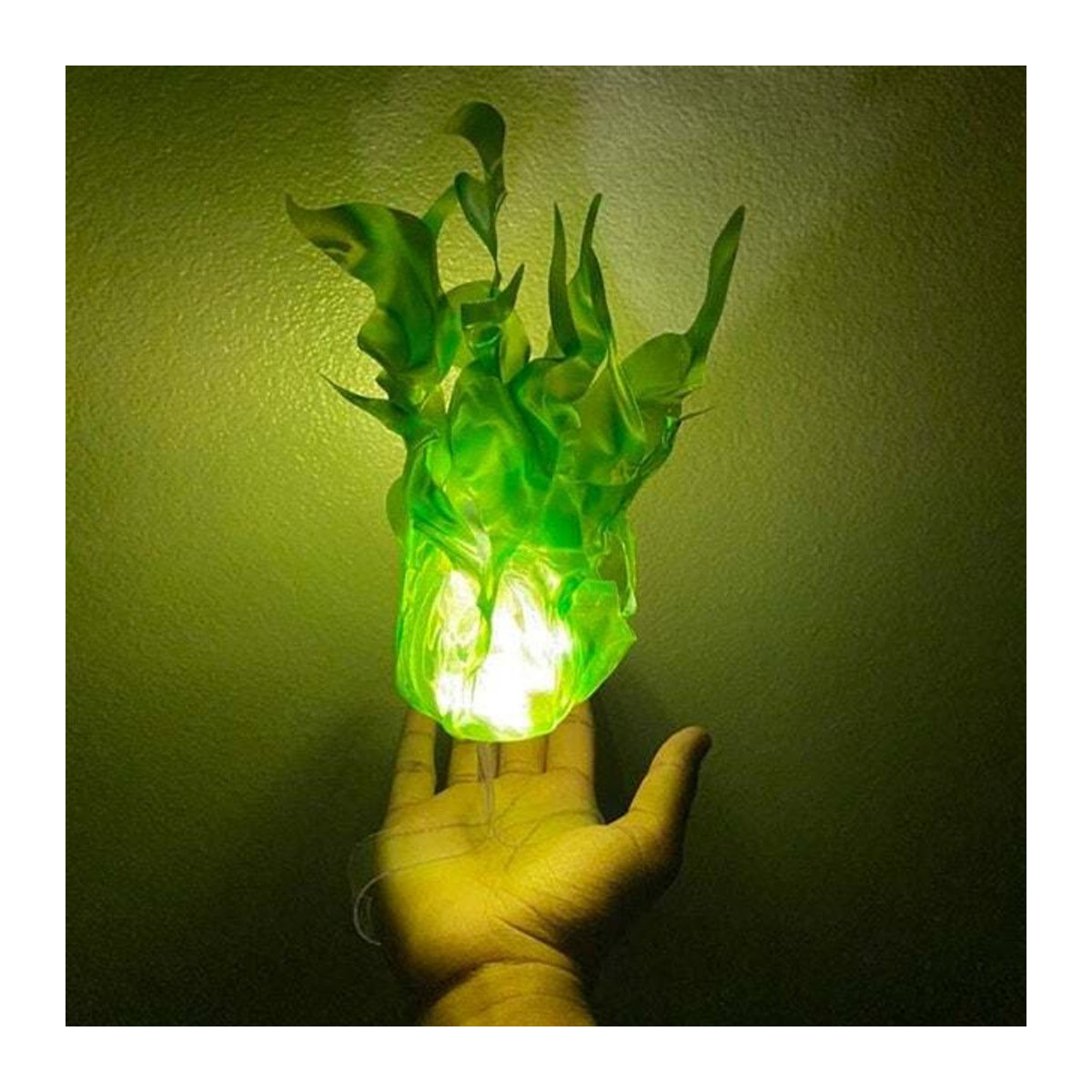 Simulation Schwimmende Feuerball Lampe Blau für Halloween Dekoration und Cosplay Atmosphärelicht - Bild 1