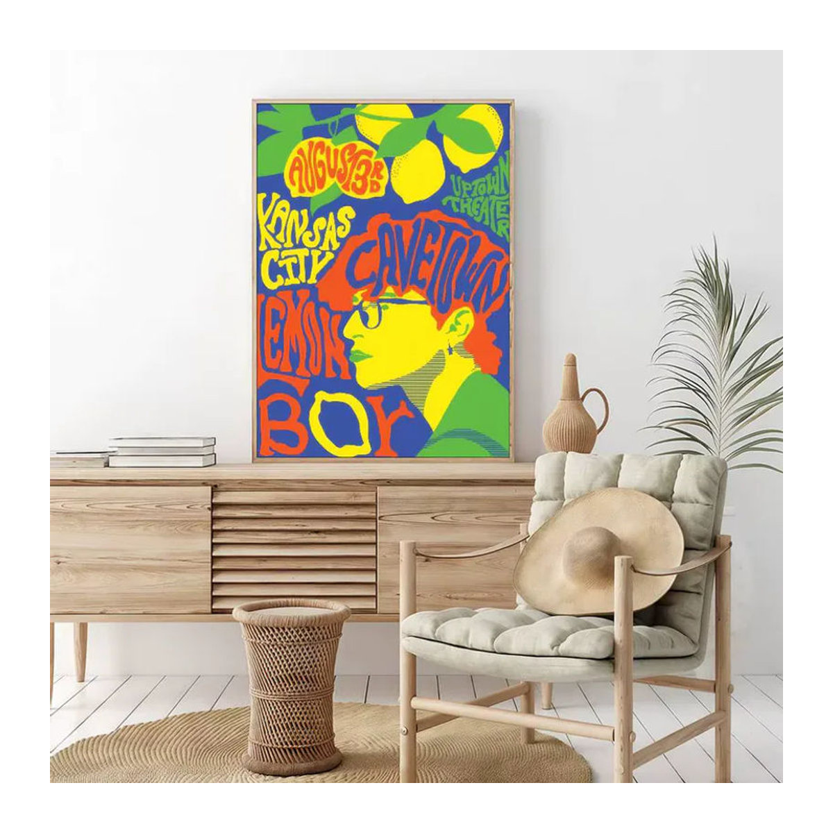 Singer Cavetown Animal Kingdom Lemon Boy DIY Klebeposter aus Papier, mehrfarbig, Wanddekoration - Bild 3