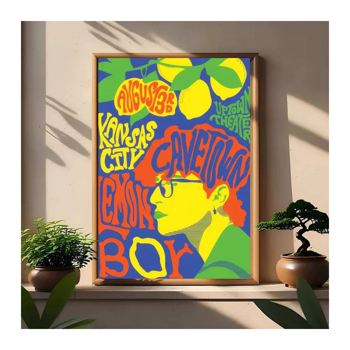 Singer Cavetown Animal Kingdom Lemon Boy DIY Klebeposter aus Papier, mehrfarbig, Wanddekoration - Bild 4