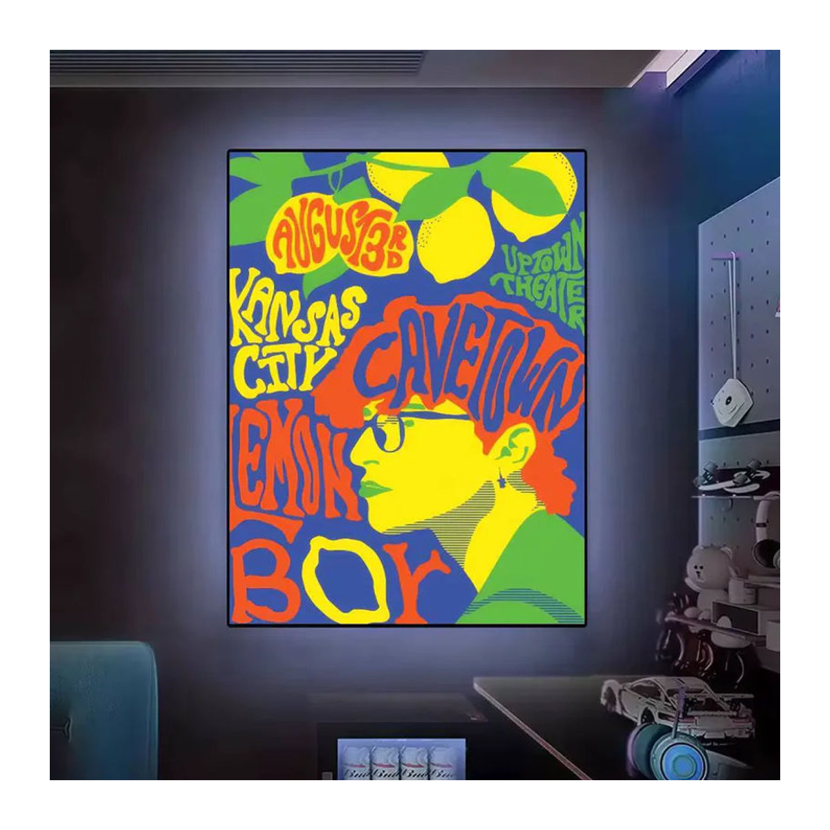 Singer Cavetown Animal Kingdom Lemon Boy DIY Klebeposter aus Papier, mehrfarbig, Wanddekoration - Bild 6