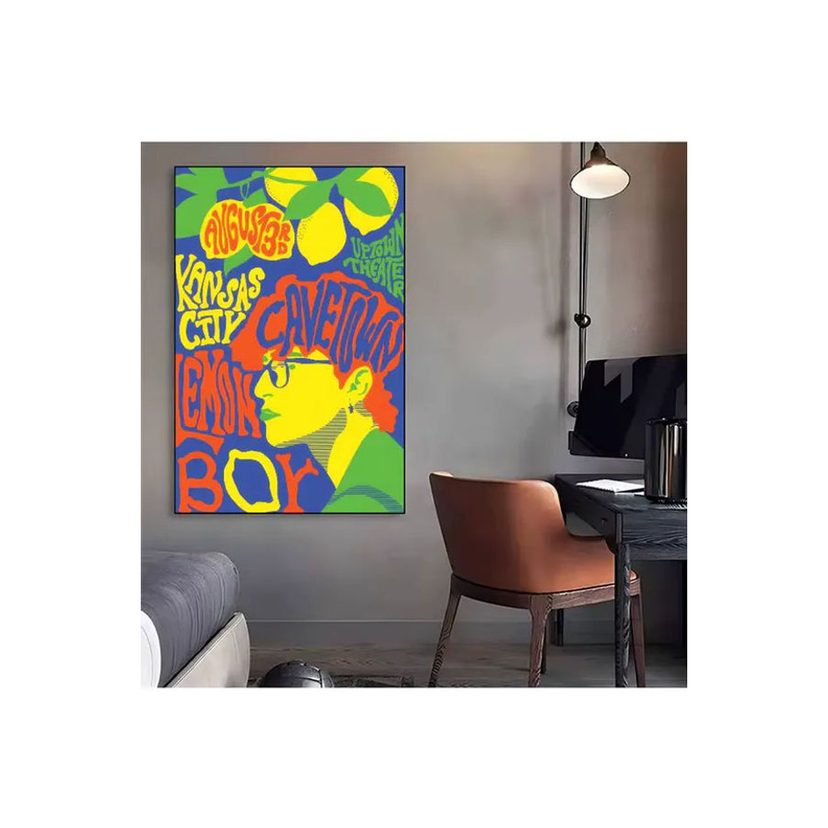 Singer Cavetown Animal Kingdom Lemon Boy DIY Klebeposter aus Papier, mehrfarbig, Wanddekoration - Bild 7