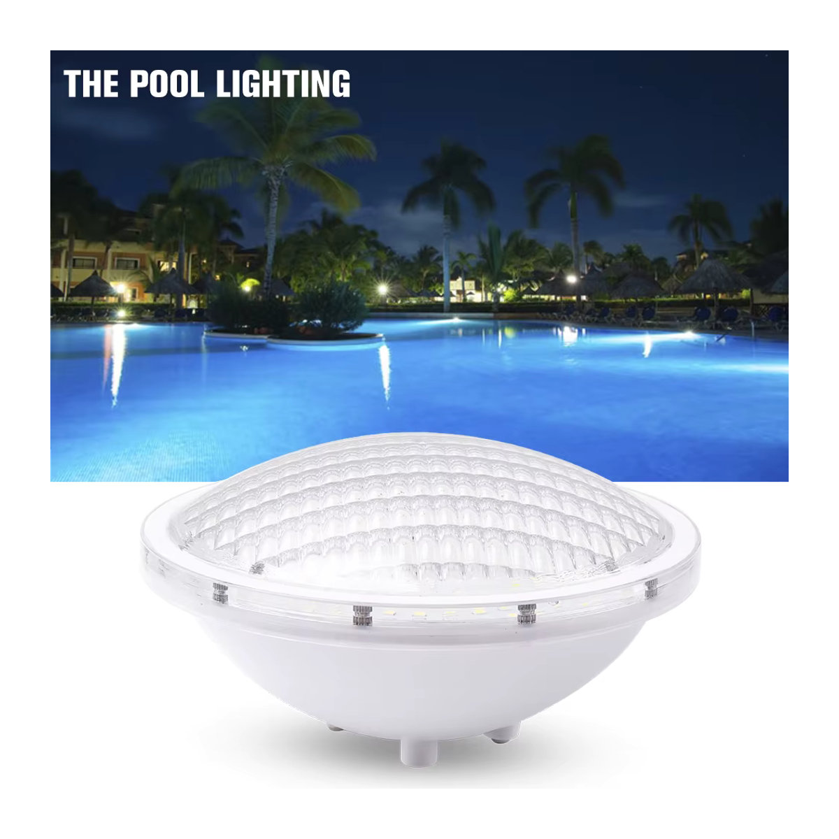 SINJIAlight RGB LED Unterwasserlicht Par56 18W IP68 Schwimmlicht mit Fernbedienung in Warmweiß und RGB Farben - Bild 3