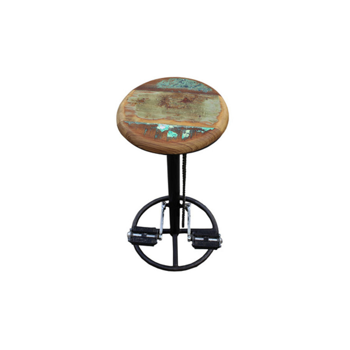 SIT Barhocker THIS & THAT in Bunt aus Metall und Holz im Industrial Design, B/H/T: 40 x 83 x 40 cm - Bild 2