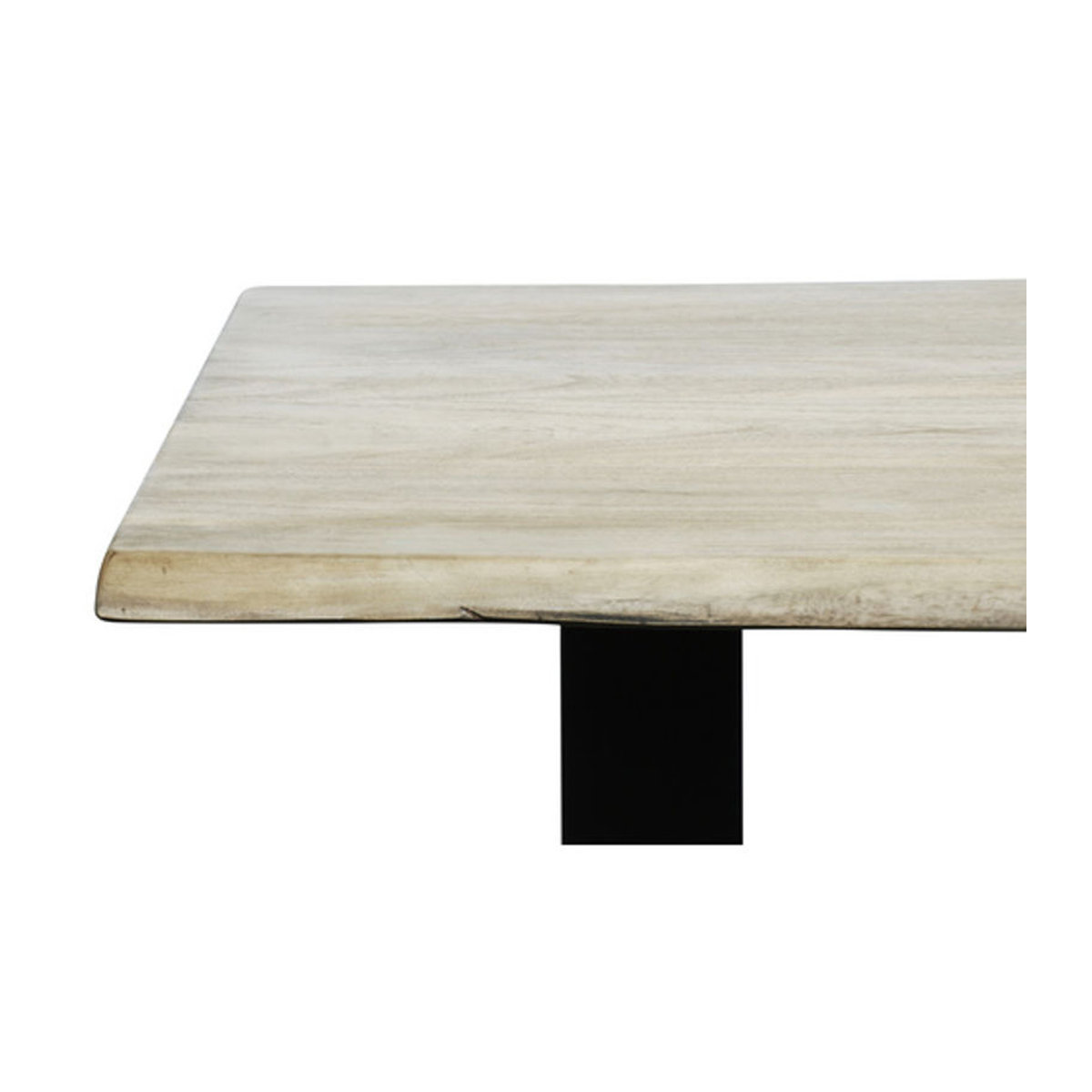 SIT Esstisch Industrial aus Akazienholz und Stahl in Schwarz und Natur, H x B x T: 77 x 160 x 85 cm - Bild 4