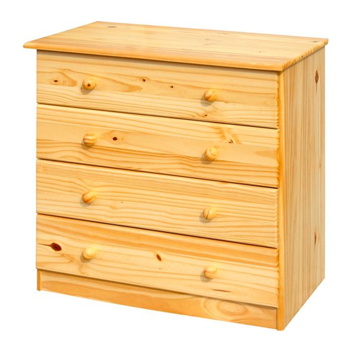 SIT Kommode aus Kiefernholz in Braun, B/H/T: 79 x 75 x 40 cm - Bild 1