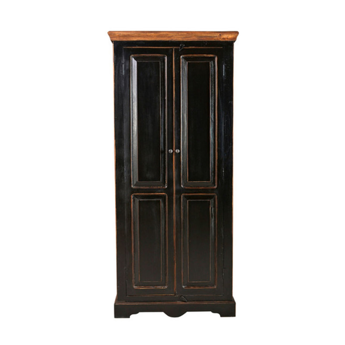 SIT Schrank CORSICA 2-türig aus Mangoholz und MDF in Schwarz - Bild 3