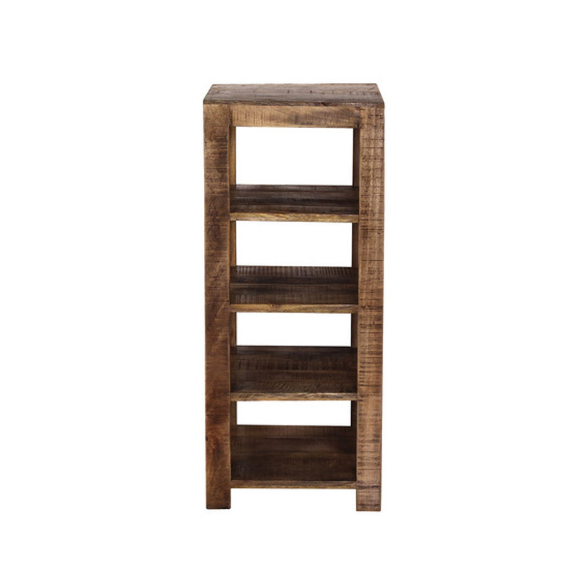 SIT Standregal aus Massivholz im Industrial Design, Farbe Natur Braun, B/T: 44 x 44 cm - Bild 3