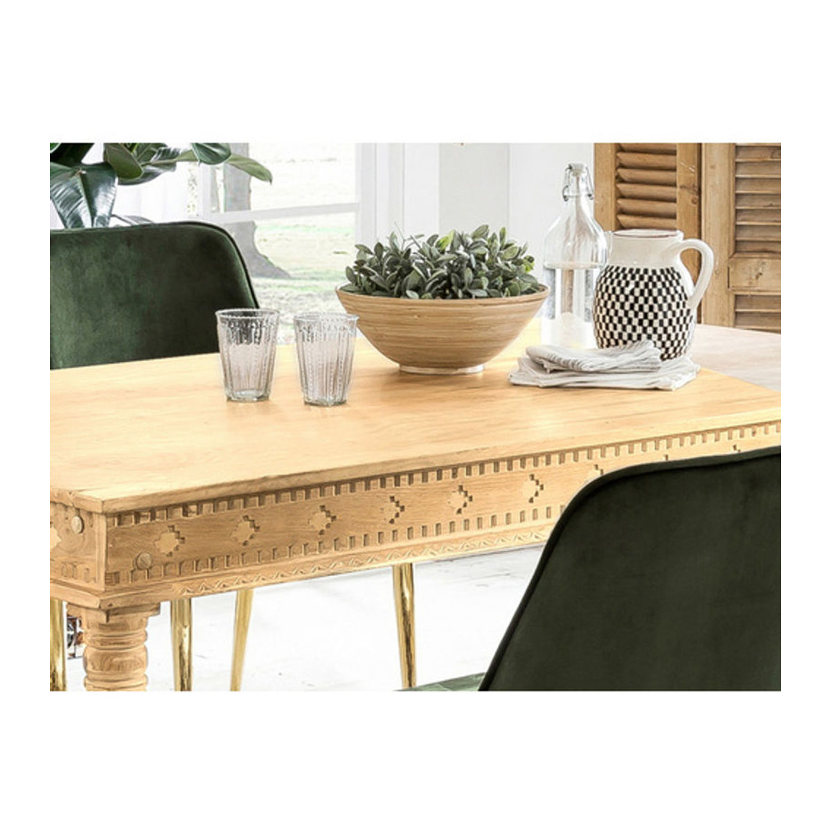 SIT Tisch LAKADEE aus Holz in Braun, Rechteckig, H x B x T: 76 x 140 x 70 cm - Bild 3