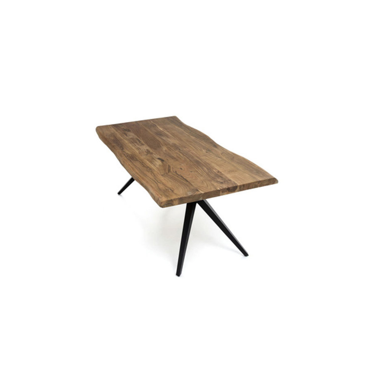 SIT Tisch TABLES & CO aus Akazie-Holz und Metall in Schwarz, H x B x T: 78,5 x 160 x 85 cm - Bild 2