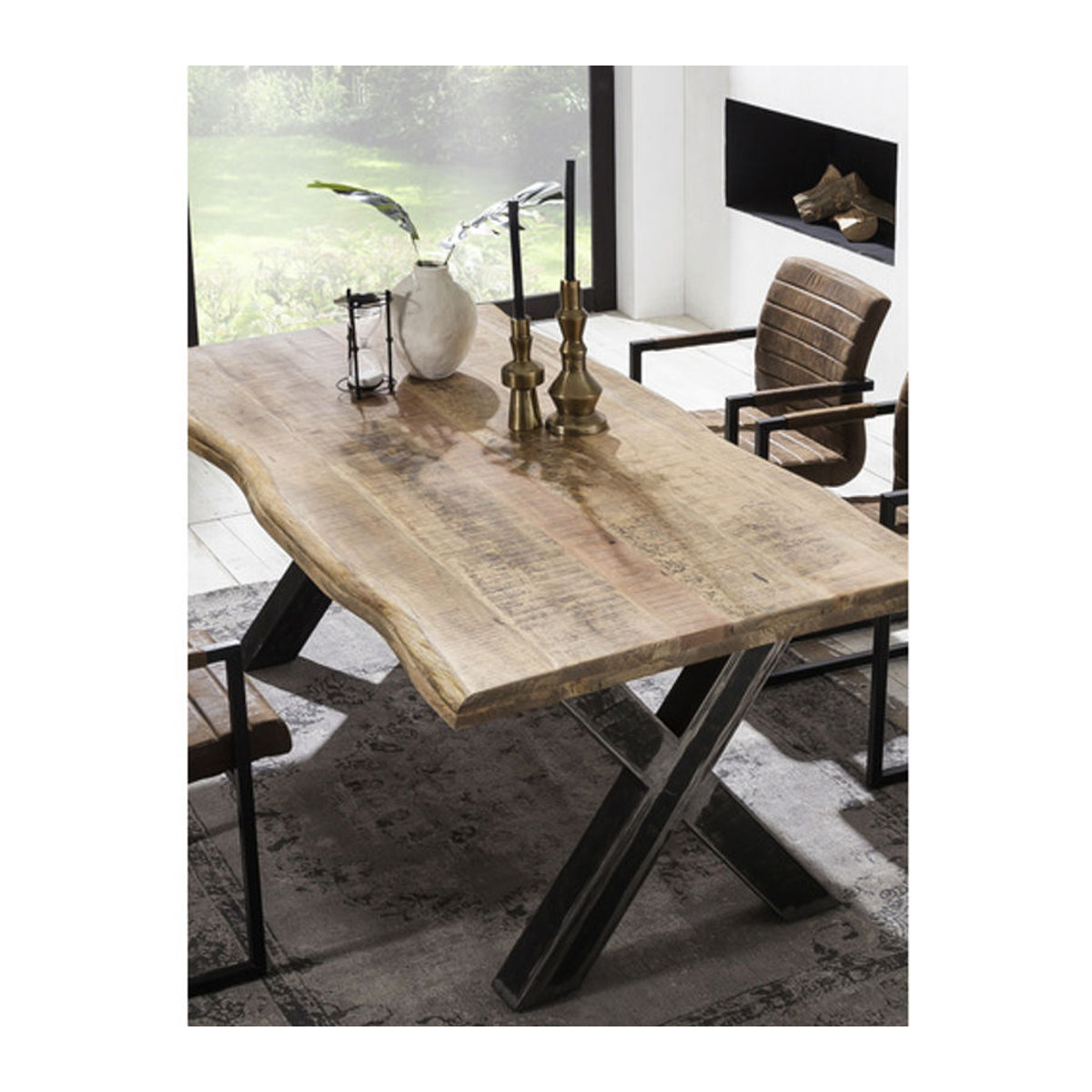 SIT Tisch TABLES & CO aus Holz in Braun, Rechteckig, H x T: 76 x 90 cm - Bild 3