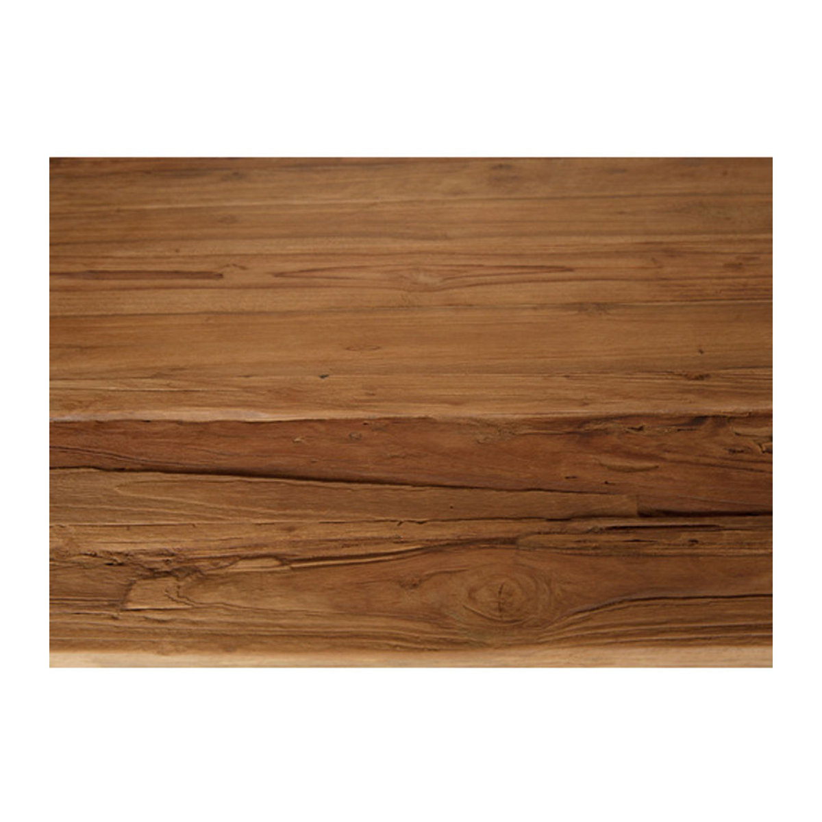 SIT Tisch TABLES & CO aus Holz und Metall in Braun, H x T: 75 x 100 cm - Bild 1