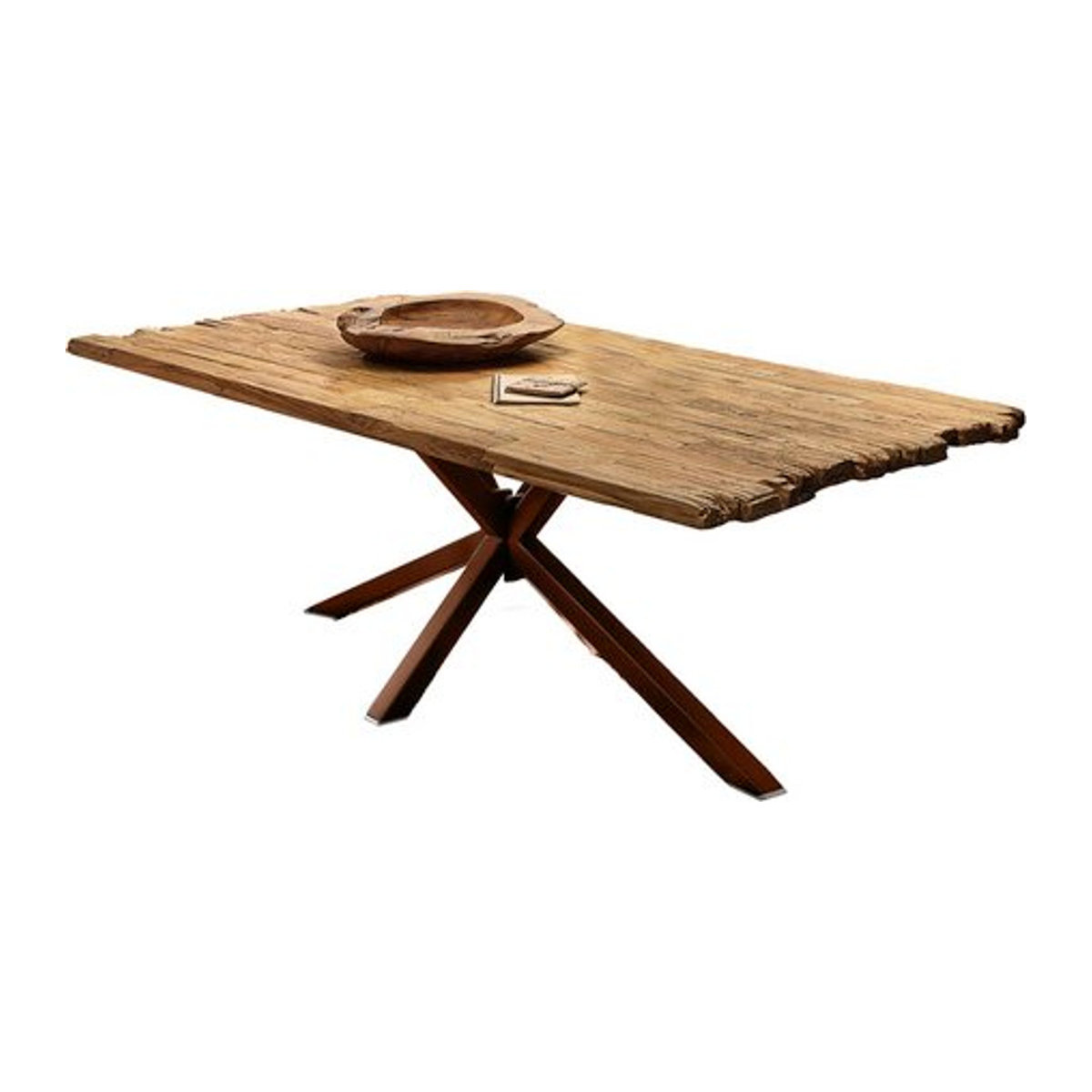 SIT Tisch TABLES & CO aus Teakholz und Metall in Braun, Rechteckig, H x B x T: 79 x 100 x 240 cm - Bild 1
