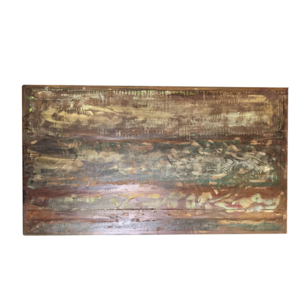 SIT Tisch TABLES & CO im Industrial Design aus Holz und Metall, Farbe Silber und Bunt, H x T: 73 x 85 cm - Bild 1