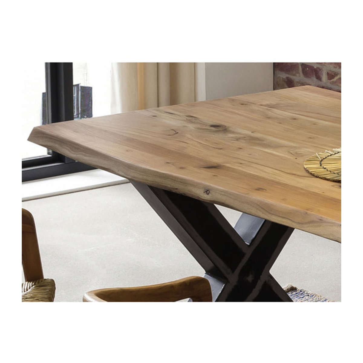 SIT Tisch TABLES & CO in Holz Braun, Rechteckig, H x T: 77 x 85 cm, Industrial Style - Bild 1