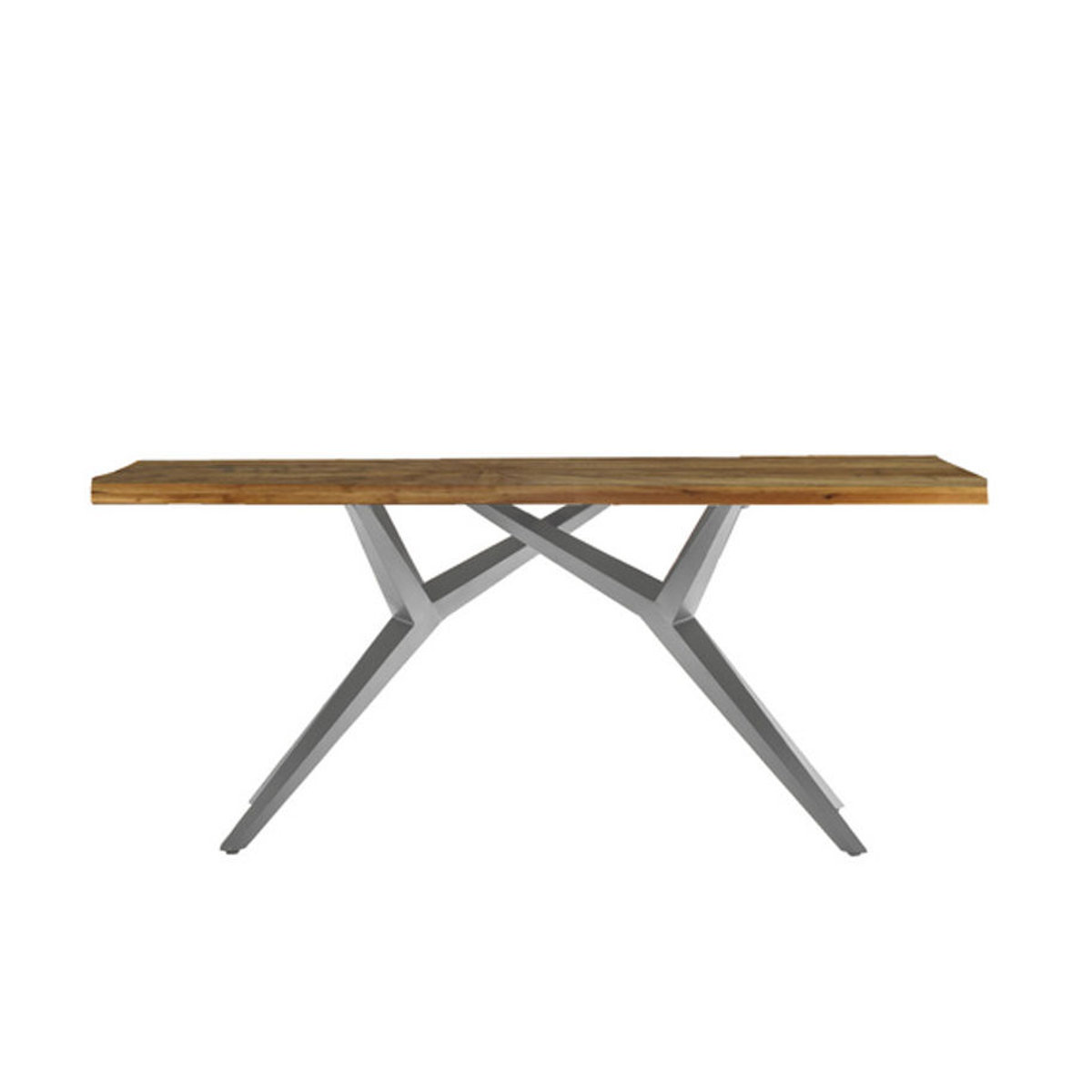 SIT Tisch TABLES & CO in Industrial Design aus Holz und Metall, braun, H x T: 76 x 90 cm - Bild 3