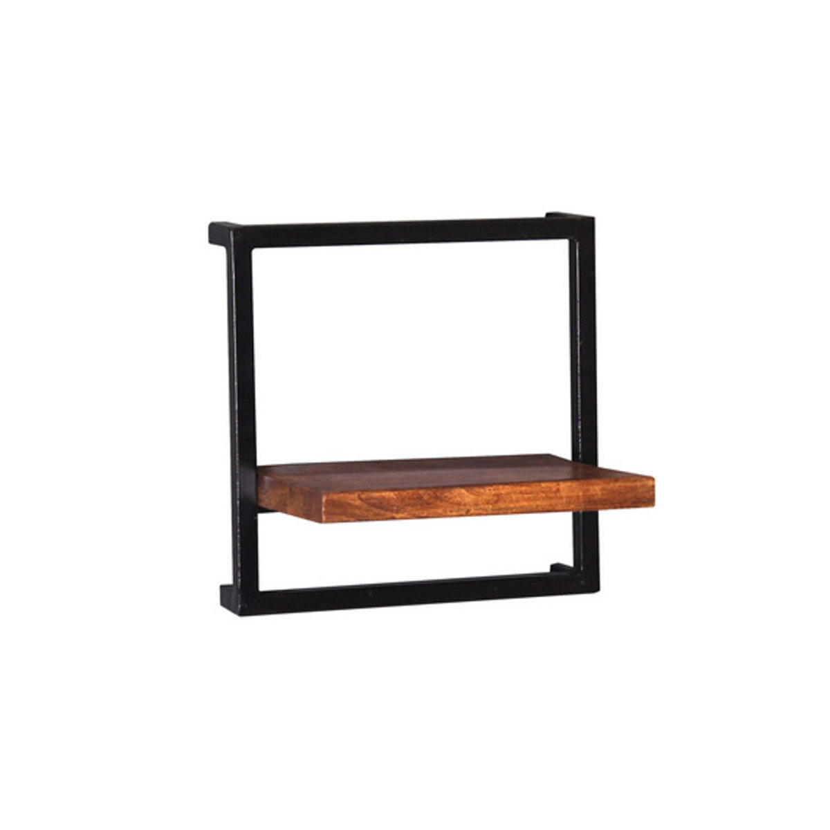 SIT Wandregal PANAMA im Industrial Design aus Holz und Metall, Braun - Bild 3