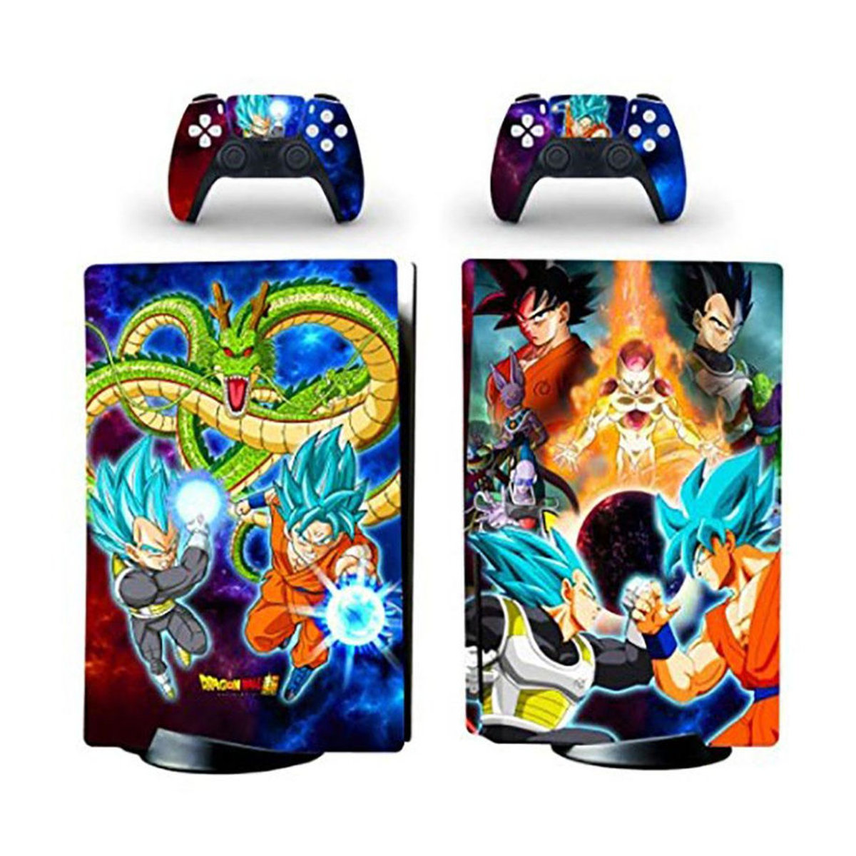 Skyfree Dragon Ball Z DBZ Super Son Goku Vegeta Skin Sticker Decals aus Vinyl für PS5 Disc Edition, mehrfarbig - Bild 1