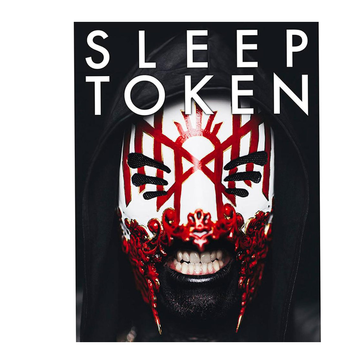 Sleep Token Vessel Mask Textilposter aus Polyester in Schwarz/Weiß, Breite: 106 cm, Höhe: 70 cm - Bild 2