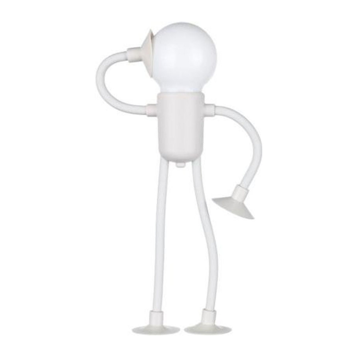 SMOO LED-Nachttischlampe mit Saugnapf und DIY-Form, weiß - Bild 1