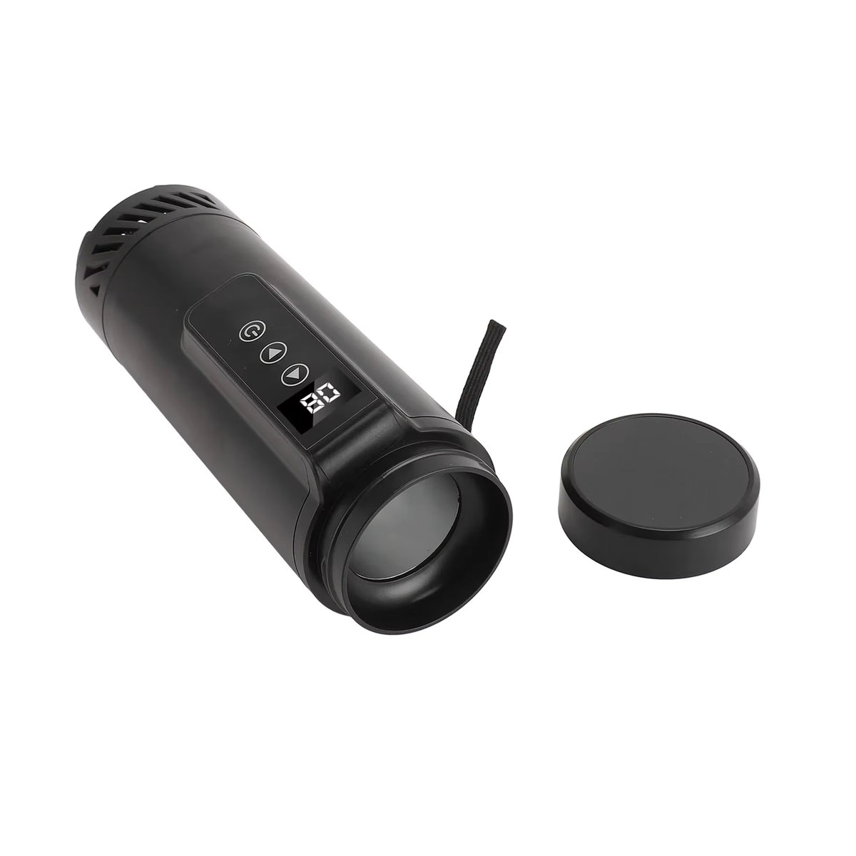 Smvp Insulin-Stift-Kühlbox mit LED-Temperaturregelung für 5 Insulin-Stifte, Mini-Medikamentenkühler für Reisen und Auto, Weiß/Schwarz/Weiß - Bild 3