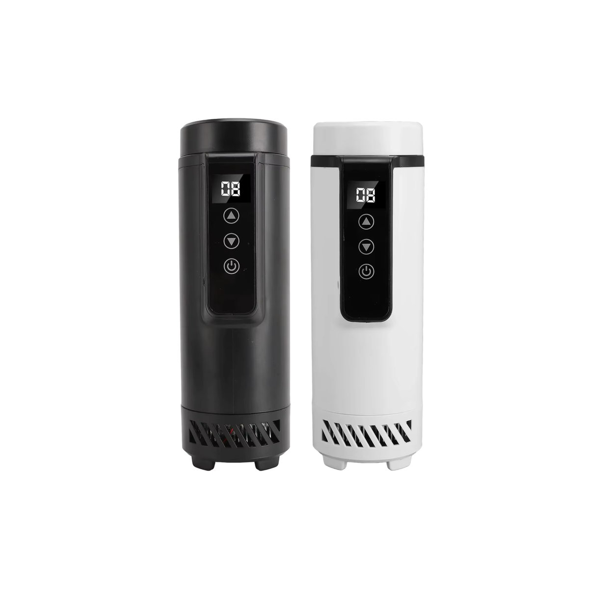 Smvp Insulin-Stift-Kühlbox mit LED-Temperaturregelung für 5 Insulin-Stifte, Mini-Medikamentenkühler für Reisen und Auto, Weiß/Schwarz/Weiß - Bild 5