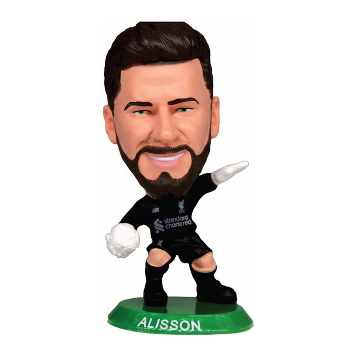 SoccerStarz Fußballfigur Alisson Becker vom Liverpool FC in Schwarz - Bild 1