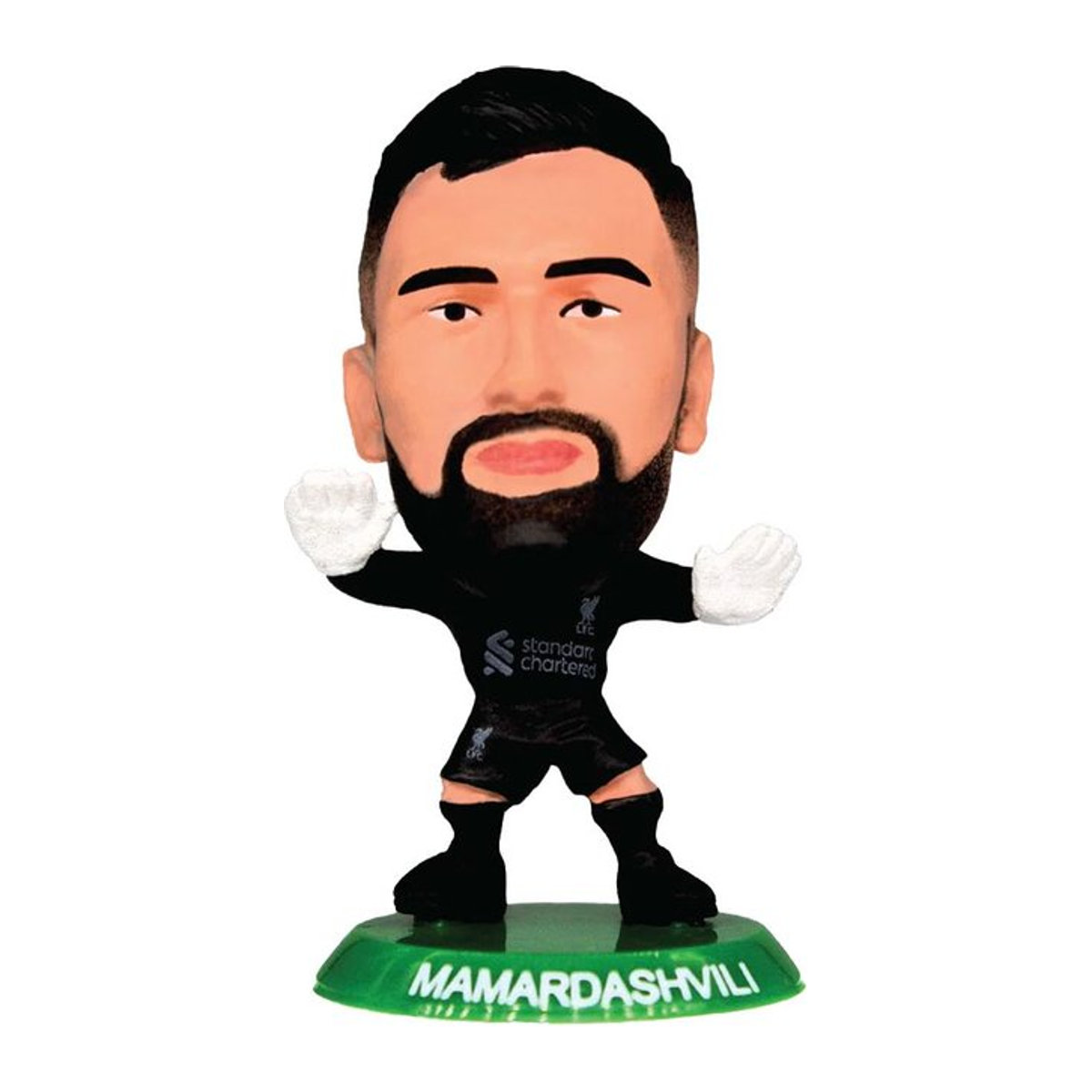 SoccerStarz Sammelfigur Liverpool FC Giorgi Mamardashvili grün/schwarz - Bild 1