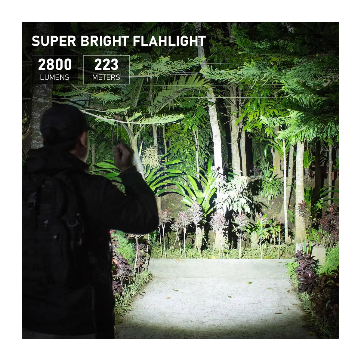 Sofirn SC28 Taktische EDC Taschenlampe mit XHP50B LED, 2800 Lumen, IPX8 wasserdicht und wiederaufladbar - Bild 5