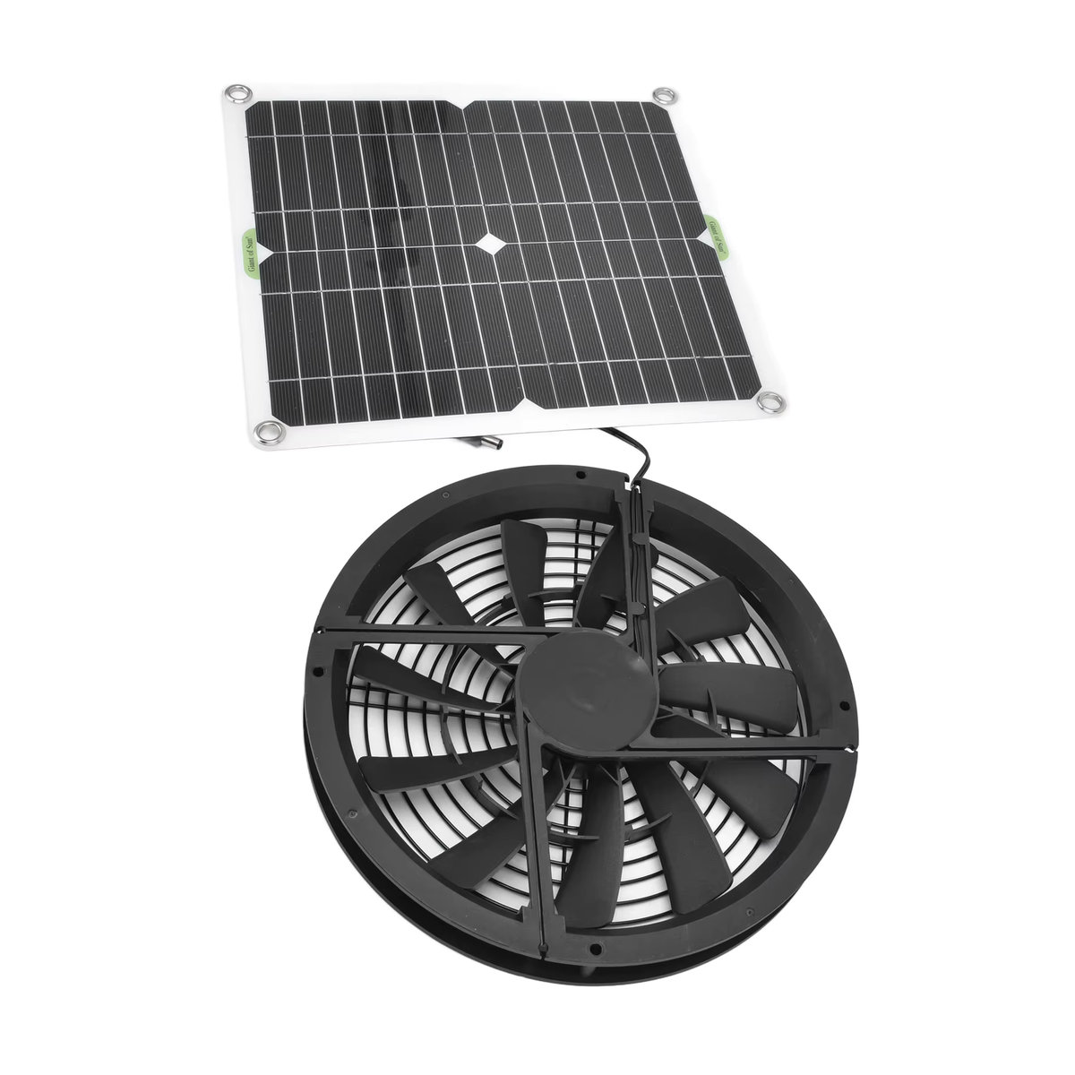 Solar Gewächshaus Ventilator mit Solarpanel zur Senkung der Innentemperatur für Hühnerställe und Schuppen mit 3000 U/min - Bild 3