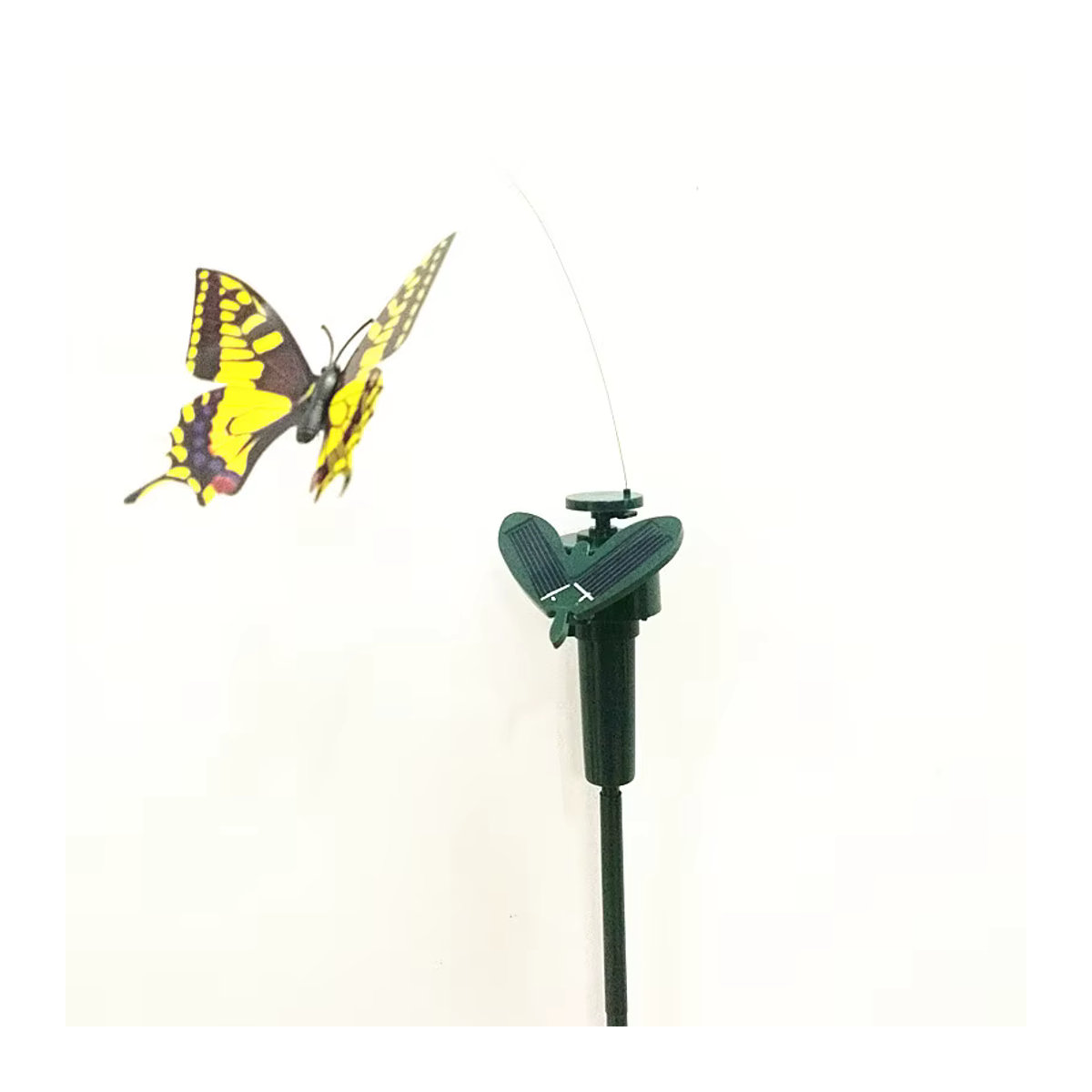 Solarbetriebene tanzende Schmetterlinge und Kolibris als Garten- und Topfpflanzendekoration - Bild 2