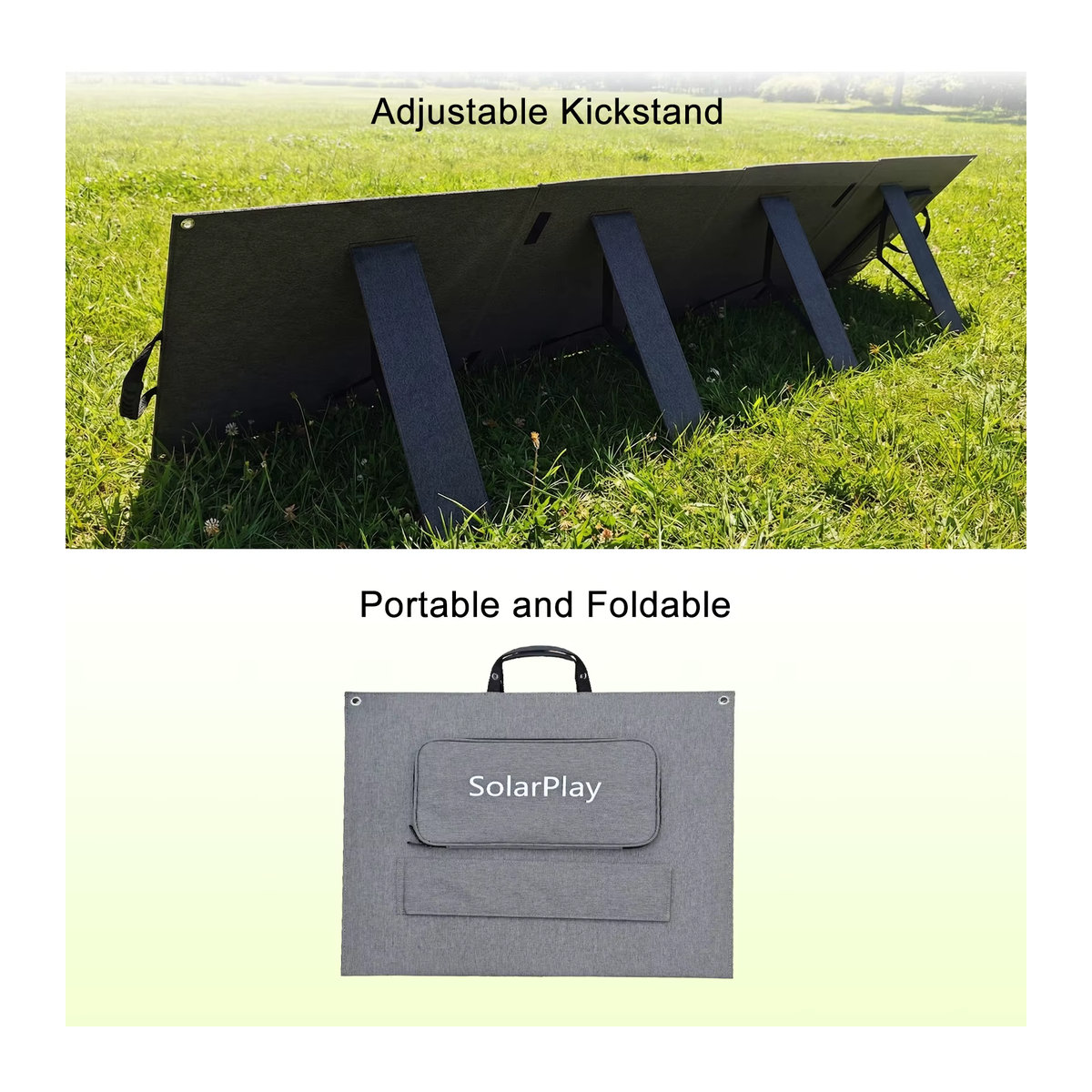 SOLARPLAY Solar Panel Kit 200W 18V Schwarz, faltbares Solar Ladegerät für Outdoor und tragbare Camping Kraftwerke - Bild 5