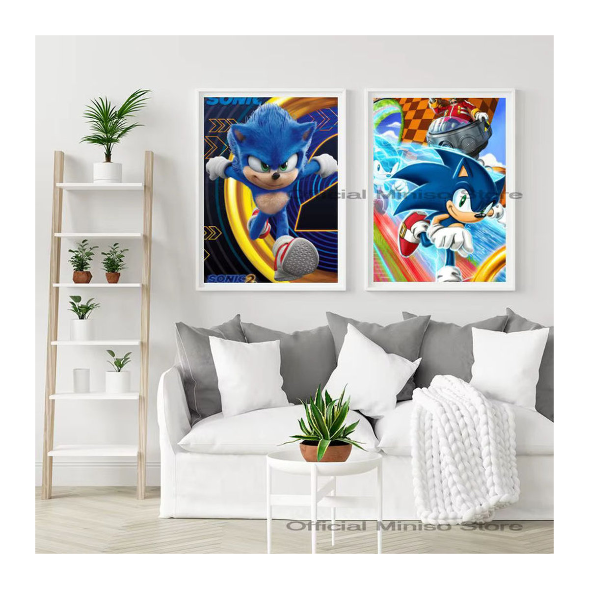 Sonic Klassisches Filmplakat als mehrfarbige Kunstmalerei auf Papier für deine Wanddekoration - Bild 6