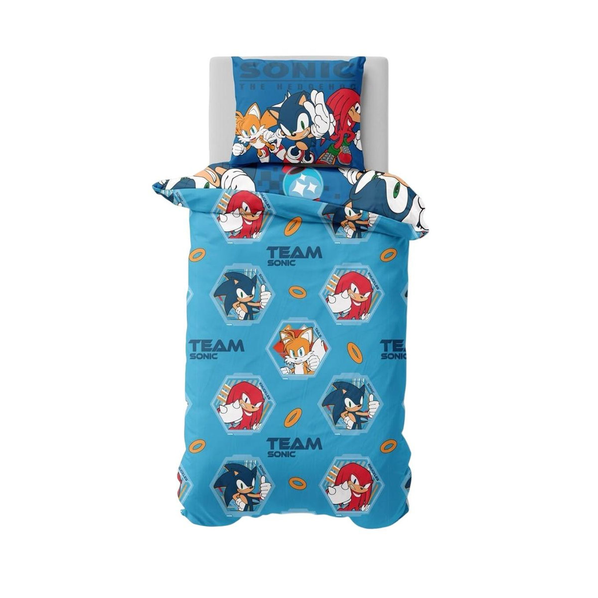 Sonic The Hedgehog Team Wendebettwäsche-Set Single schwarz - Bild 3
