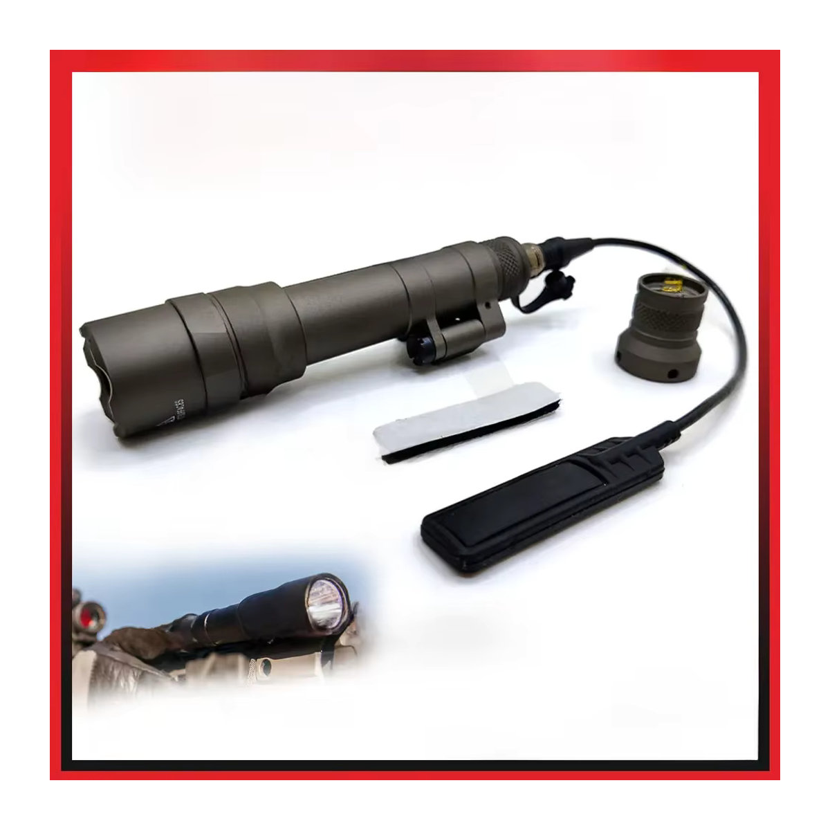 SOTAC GEAR Wea-pon Light M640 DF Taschenlampe mit Ferndruckschalter für 20-mm-Schienen - Bild 4