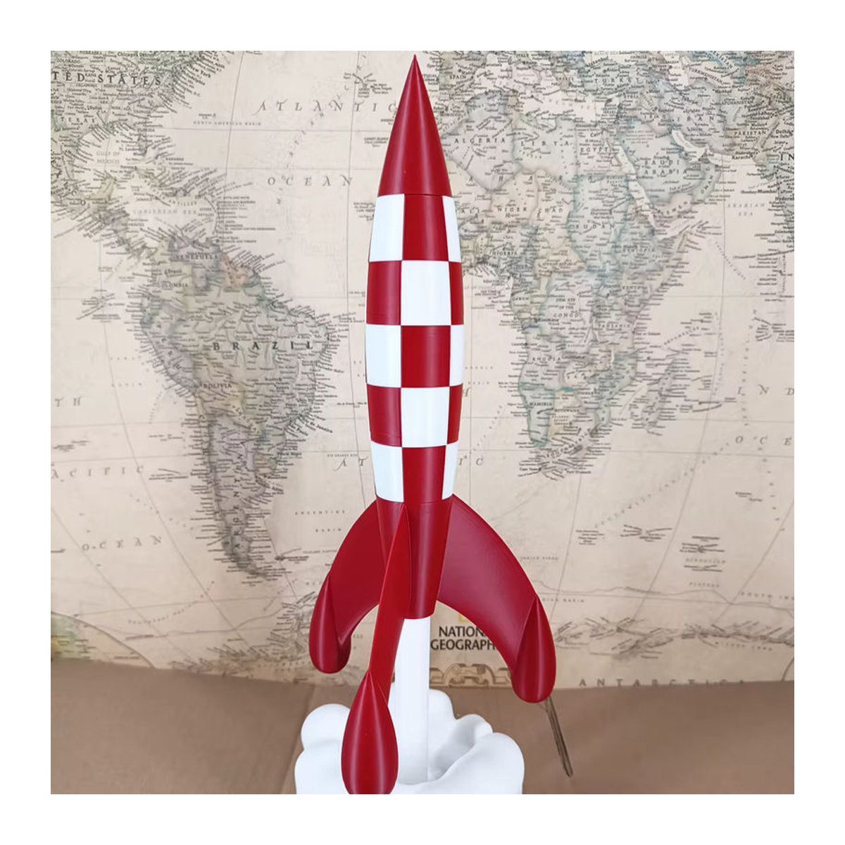 South Wood Modellfigur Space Rocket Launching mit LED-Licht, mehrfarbig - Bild 2