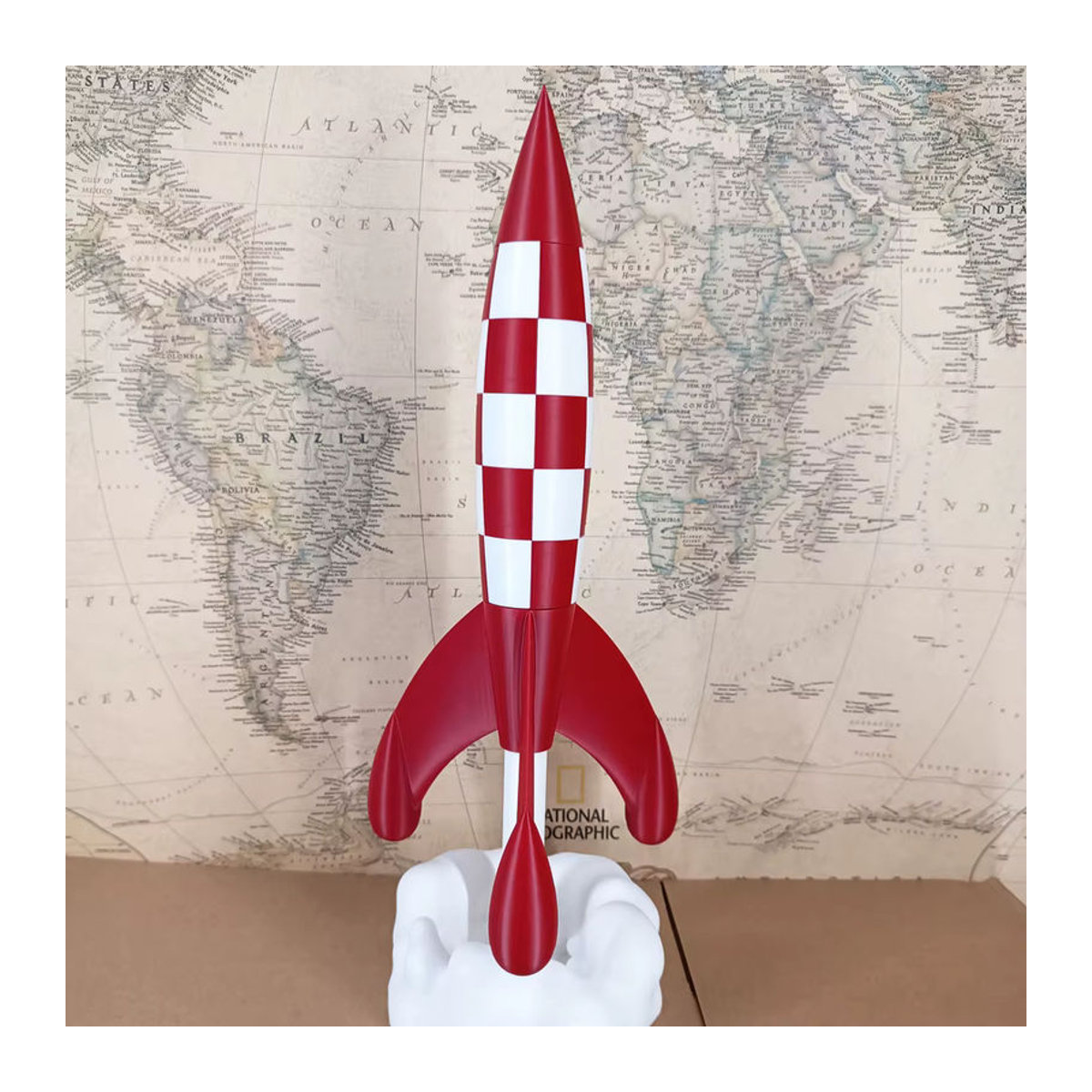 South Wood Modellfigur Space Rocket Launching mit LED-Licht, mehrfarbig - Bild 3