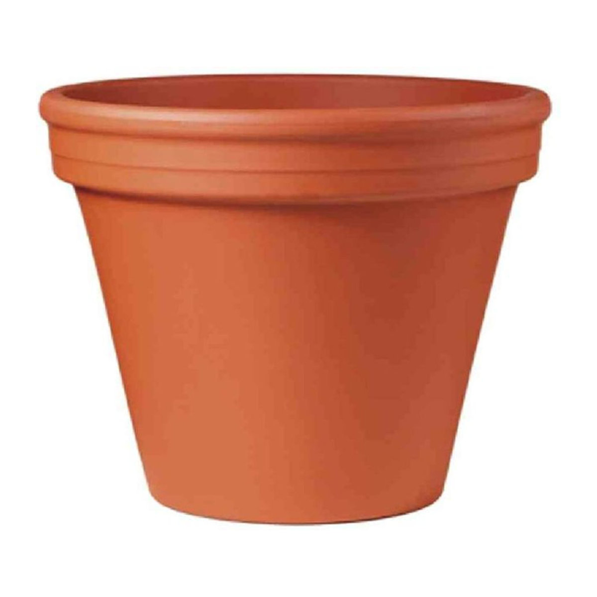 Spang Blumentopf aus Ton in Terracotta, rund, Durchmesser: 29 cm - Bild 1