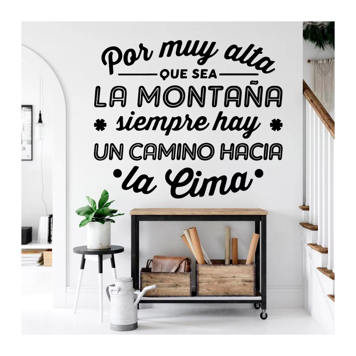 Spanischer Spruch Wandaufkleber aus Vinyl für deine Heimdekoration in Wohnzimmer und Schlafzimmer - Bild 2