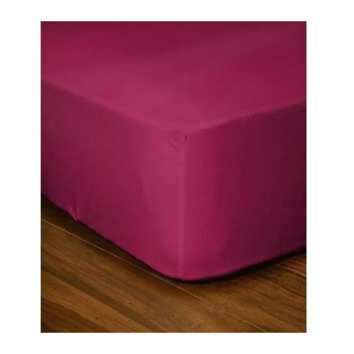 Spannbetttuch LOVELY HOME LH71607 in Fuchsia Rosa, B/T: 180 x 200 cm, Höhe: 35 cm - Bild 2