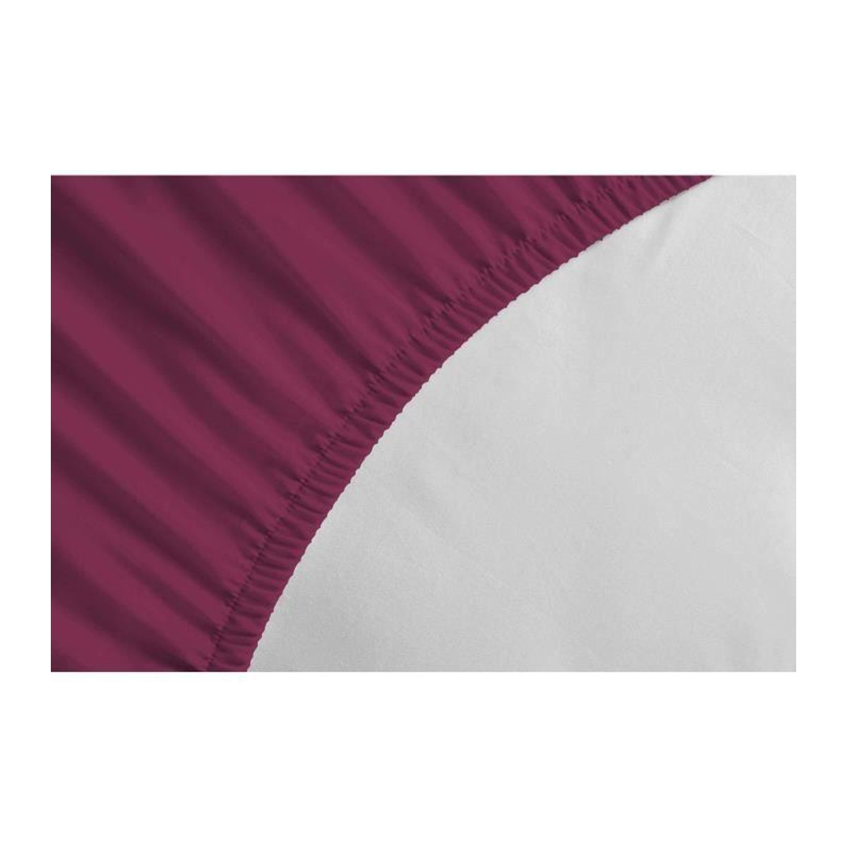 Spannbetttuch LOVELY HOME LH71607 in Fuchsia Rosa, B/T: 180 x 200 cm, Höhe: 35 cm - Bild 3