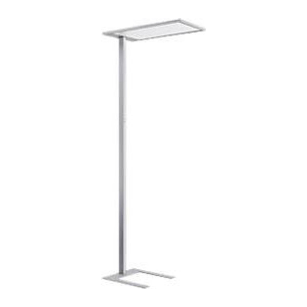 Spittler LED Stehleuchte SL720 in Weiß-Aluminium mit integriertem Tageslichtsensor, indirekt/direkt leuchtend, Neutralweiß, Höhe: 206,2 cm - Bild 1
