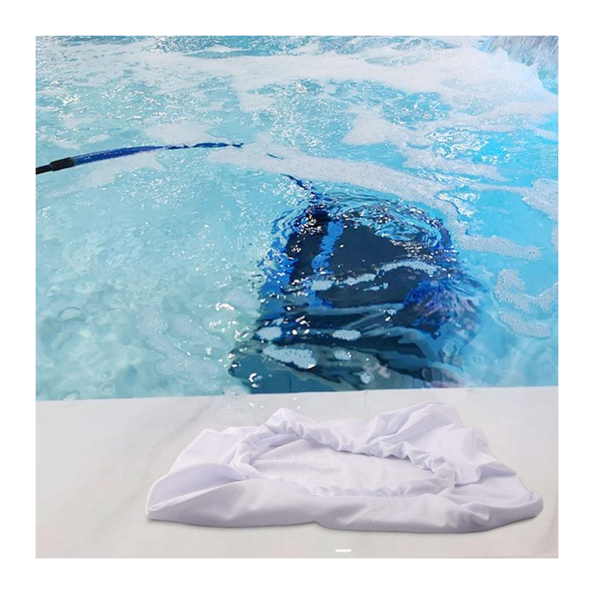 SPORTARC Filterbeutel 70 Mikrometer für Roboter Poolreiniger DX3 DX4 Ersatzteil Weiß - Bild 1